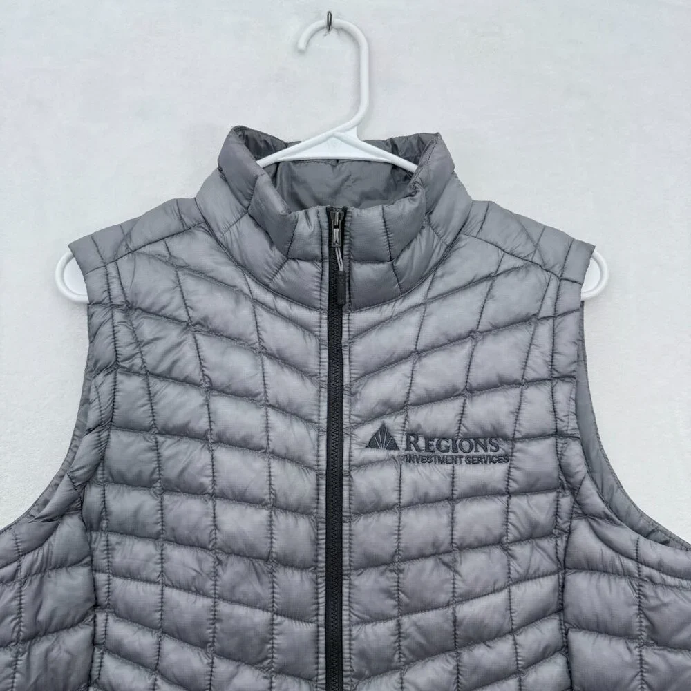 The North Face Puffer Vest Womens L Full Zip Lightweight Thermobal Line
